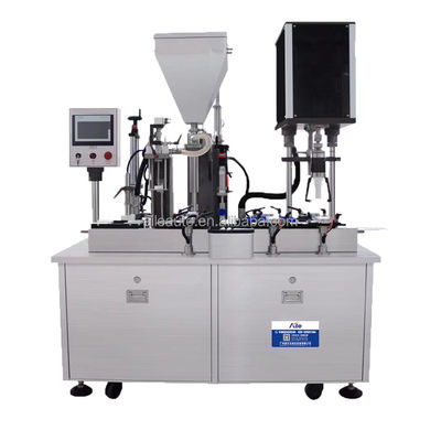 Qualität  Work Efficiently Cosmetic Cream Filling Machine For Bottle Factory Pneumatic Driven usine