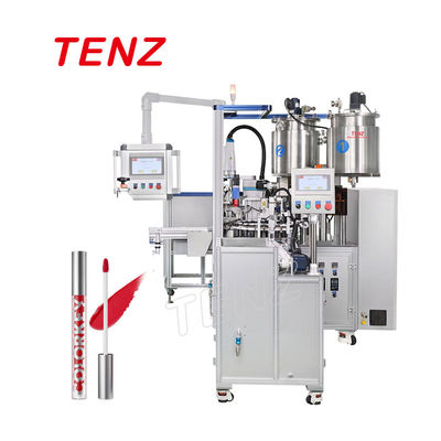 Qualität  Beverage Equipment TENZ TM-12-1F Full Lip Gloss Cosmetic Automatic Mascara Filling Capping Machine usine